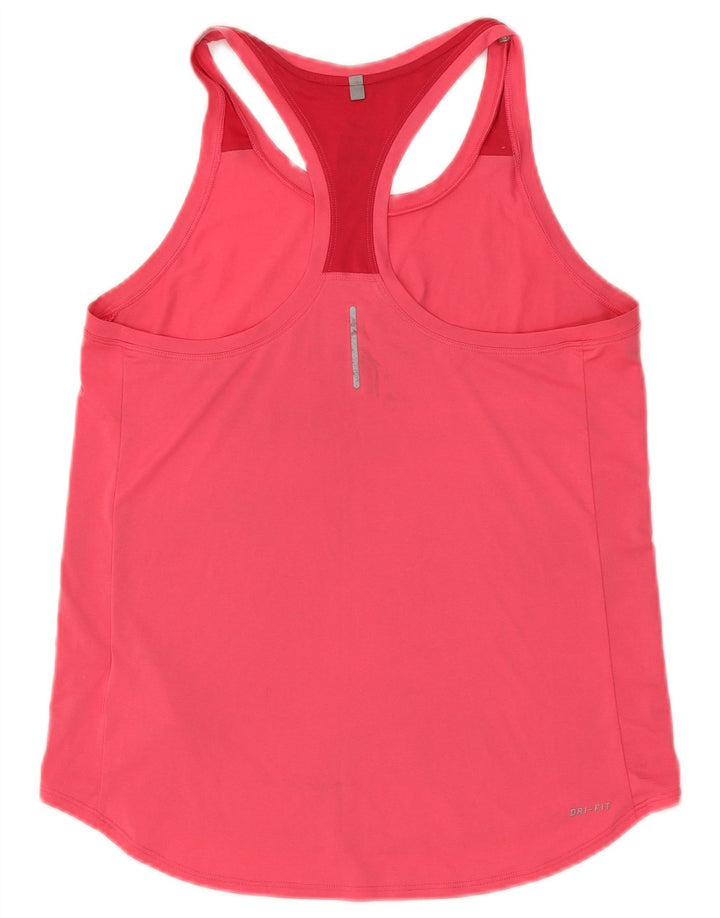 Женский жилет с графическим принтом Nike Dri Fit UK 12, средний розовый полиэстер