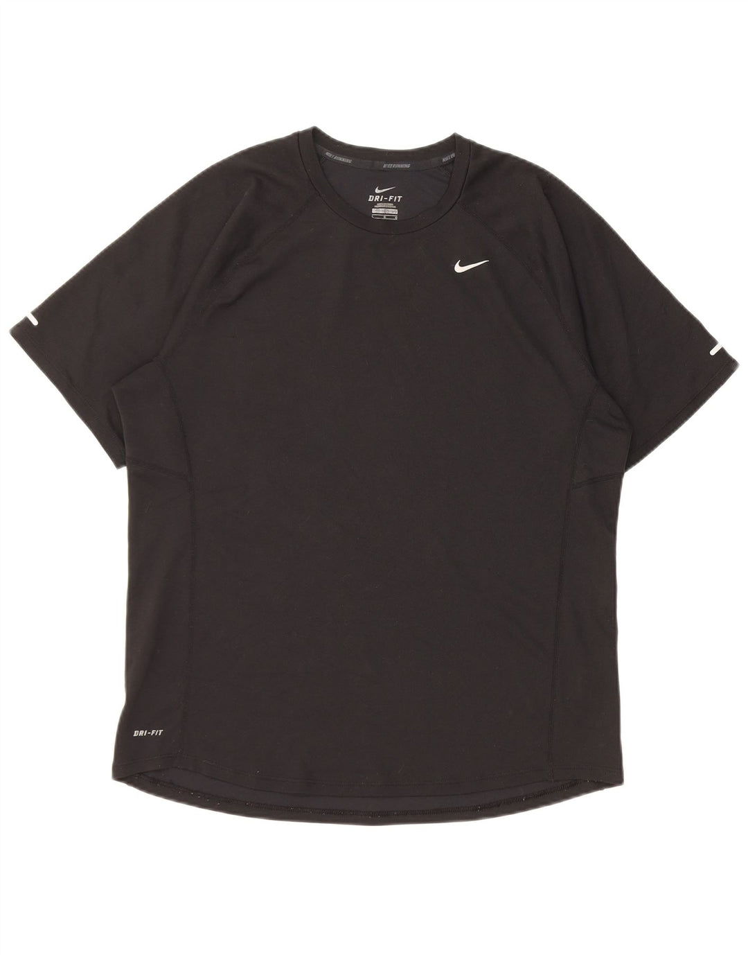 Мужская футболка Nike Dri Fit, большой черный полиэстер