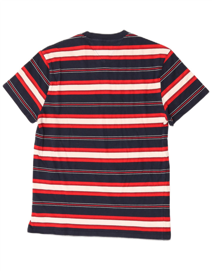 Tommy Hilfiger Мужская футболка с коротким рукавом, средний разноцветный полосатый топ