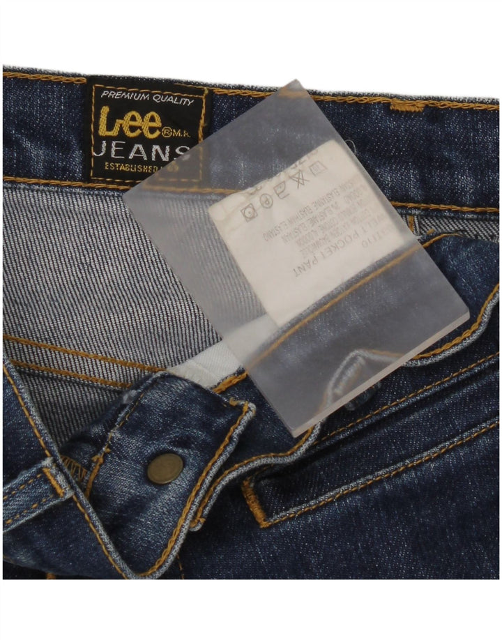 Женские прямые джинсы Lee W32 L29, синий хлопок