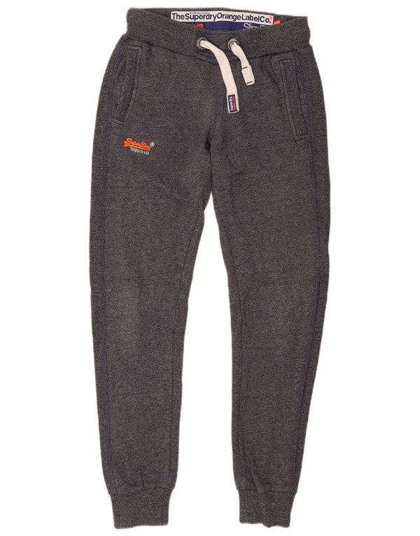 Женские спортивные брюки облегающего кроя Superdry, брюки для бега, UK 6 XS, темно-синие