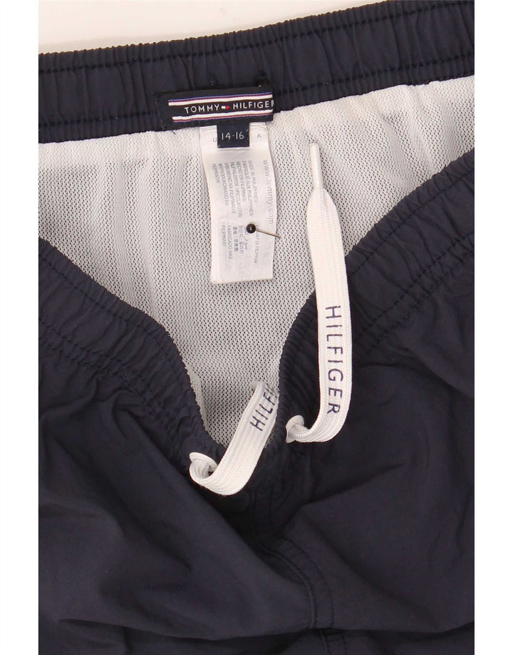 Шорты для плавания Tommy Hilfiger для мальчиков 14–15 лет, темно-синий, полиэстер