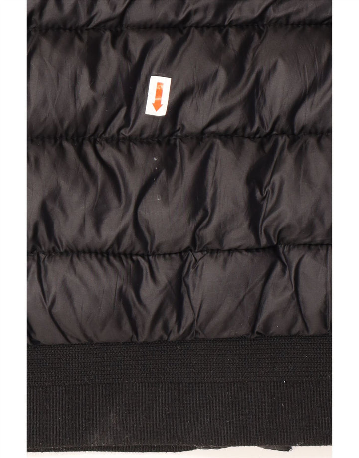 Женская стеганая куртка JACK WILLS UK 12, средний черный полиэстер