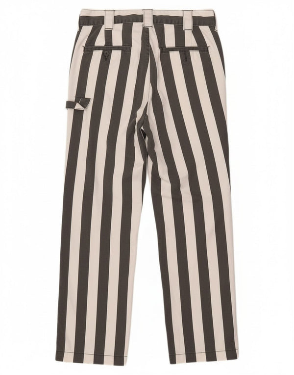 Мужские узкие прямые брюки-чиносы Dickies W30 L32, хлопковые серые полосатые брюки