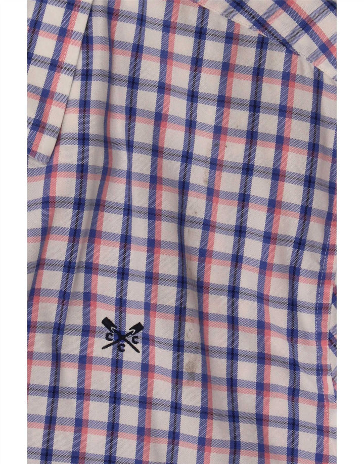 Crew Clothing Мужская рубашка классического кроя в крупную разноцветную клетку
