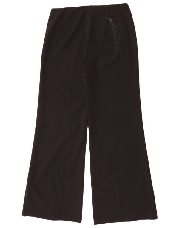 Женские повседневные широкие брюки Benetton IT 42 Medium W30 L34 черные