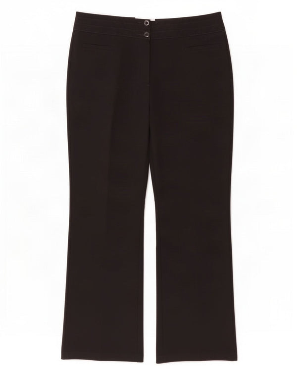 Женские повседневные брюки Marks & Spencer Bootcut UK 14, большие W32 L31, черные