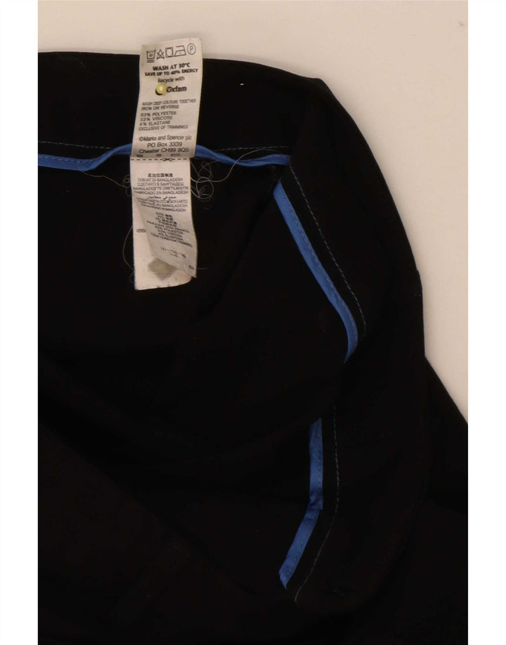 Женские брюки костюма Bootcut Marks & Spencer UK 12 Medium W32 L30 черные