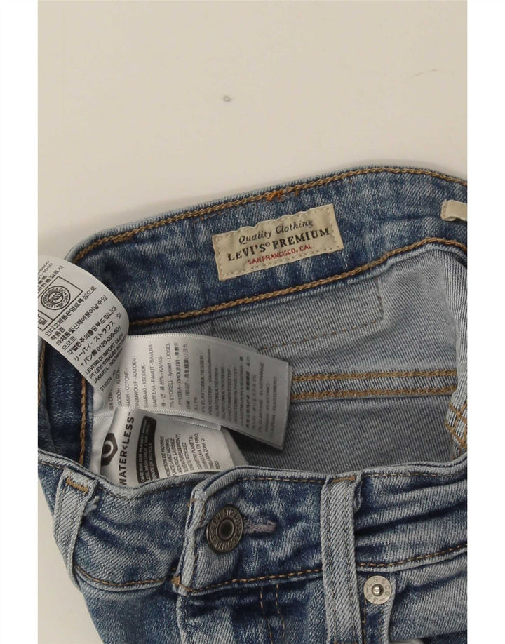 Женские расклешенные джинсы Levi's 726 W26 L30, синий хлопок