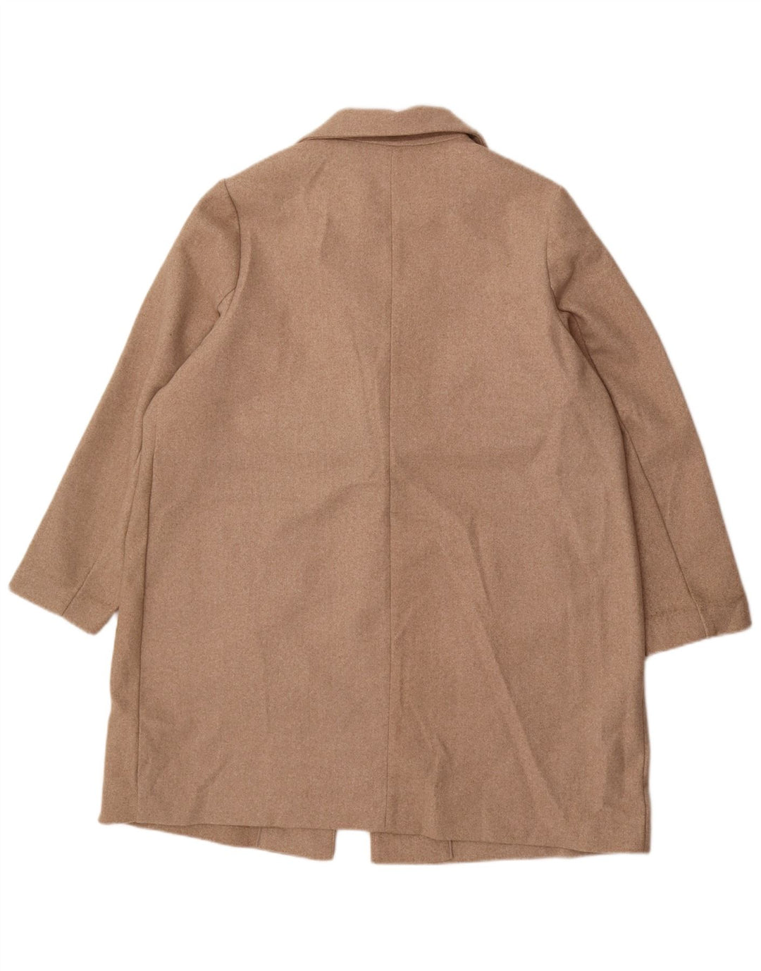 Женское пальто Marks & Spencer UK 20 2XL бежевое из полиэстера