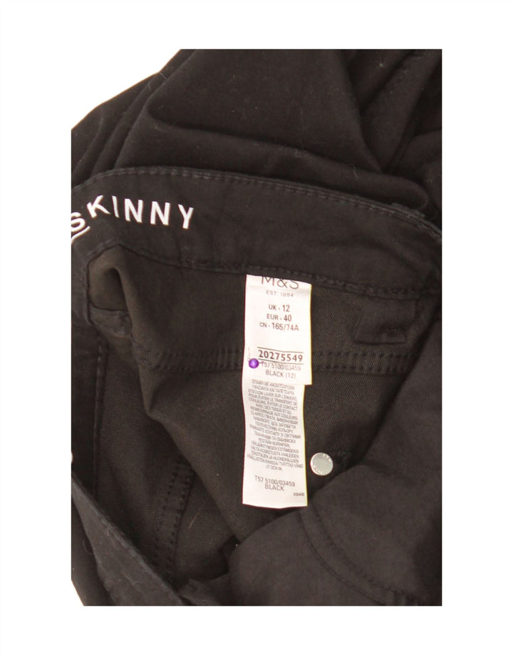 Женские укороченные брюки Marks & Spencer UK 12 Medium W30 L22 Черные