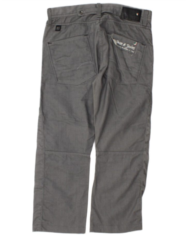 Мужские прямые брюки чинос Jack & Jones W32 L27 серые