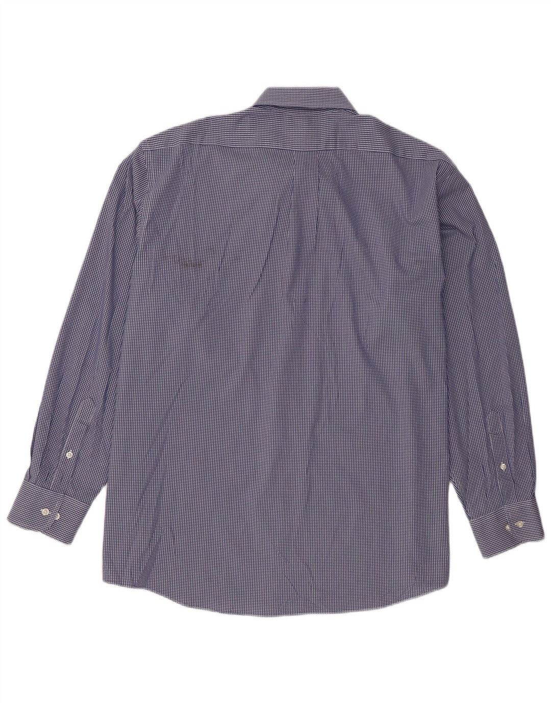 Мужская рубашка обычного кроя Chaps, размер 18, 2XL, синяя хлопковая клетка