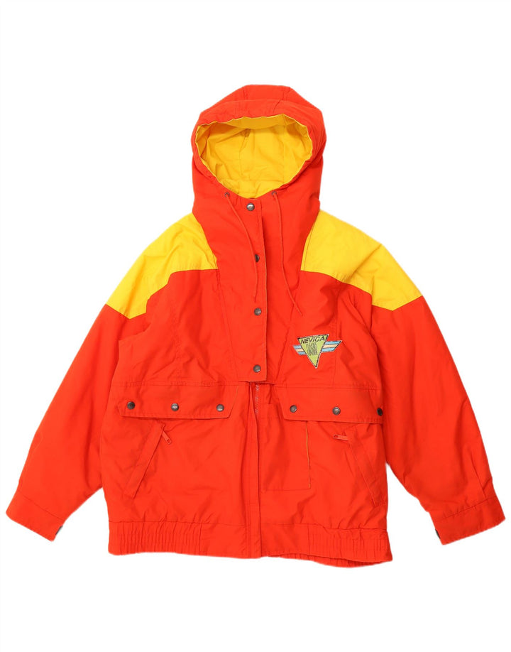 Мужская ветровка свободного кроя NEVICA, Великобритания, 36, маленькая, красная, с цветными блоками