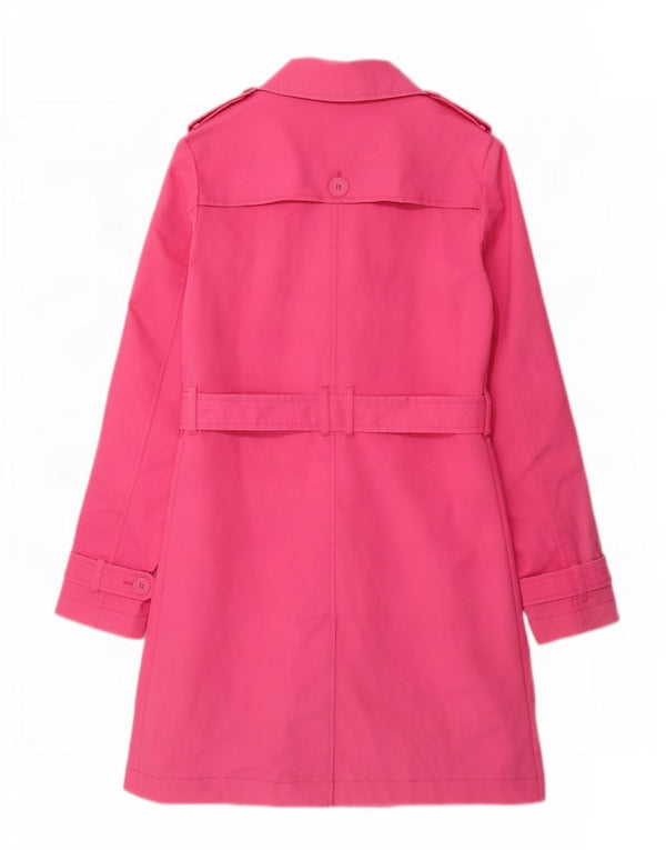 Женский тренч Jack Wills UK 12, хлопок среднего розового цвета