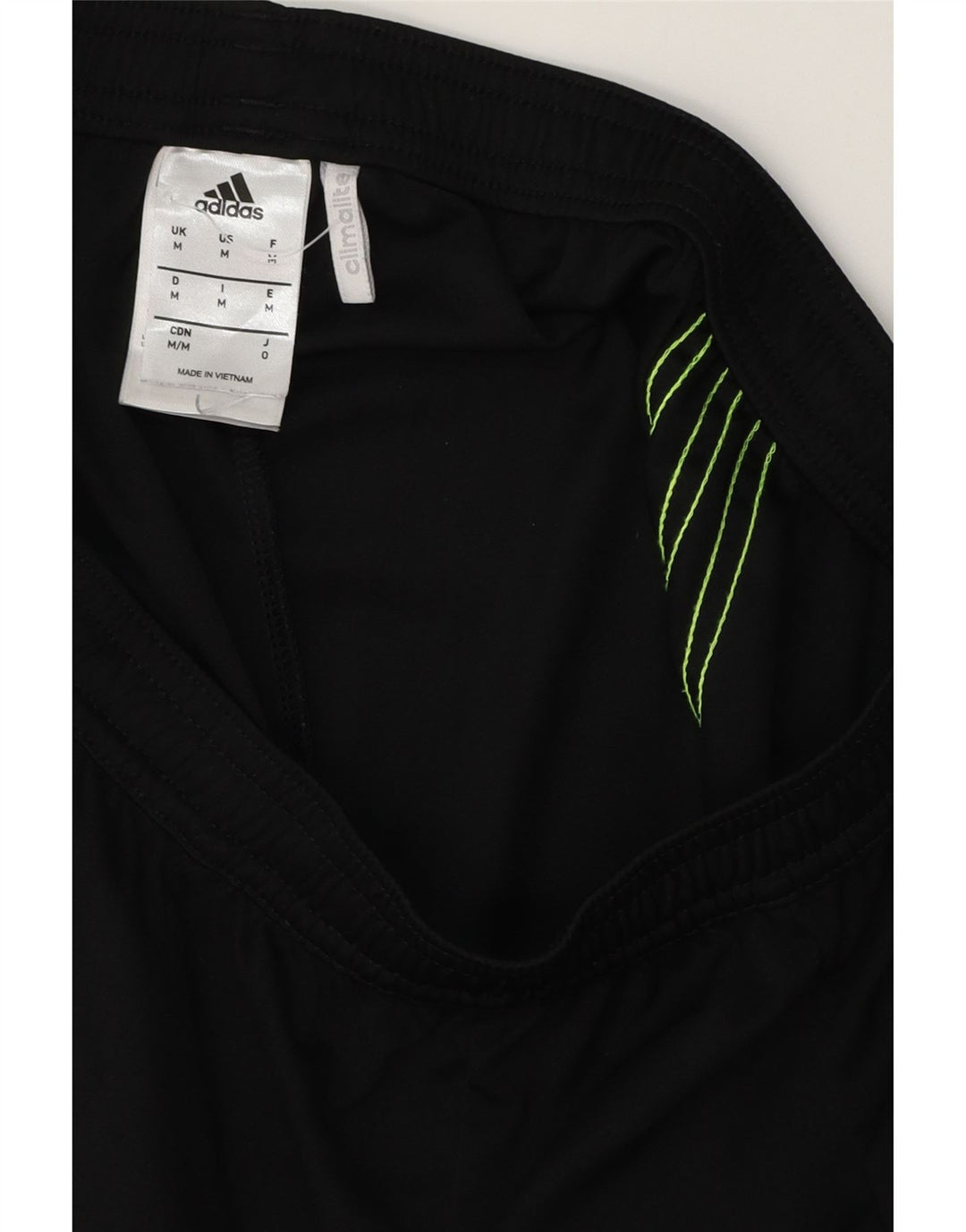 Мужские спортивные шорты ADIDAS Climalite, средний черный, полиэстер с цветными блоками