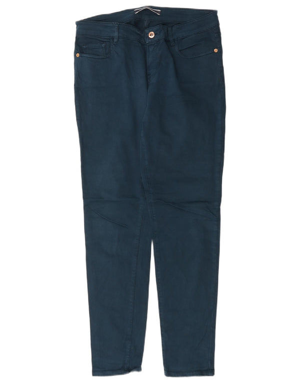Женские повседневные узкие брюки Massimo Dutti EU 42, большие W32 L30, темно-синие