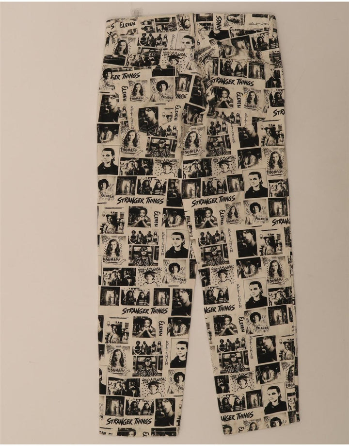 Мужские прямые джинсы Pull & Bear EU 40 Medium W31 L29 Off White
