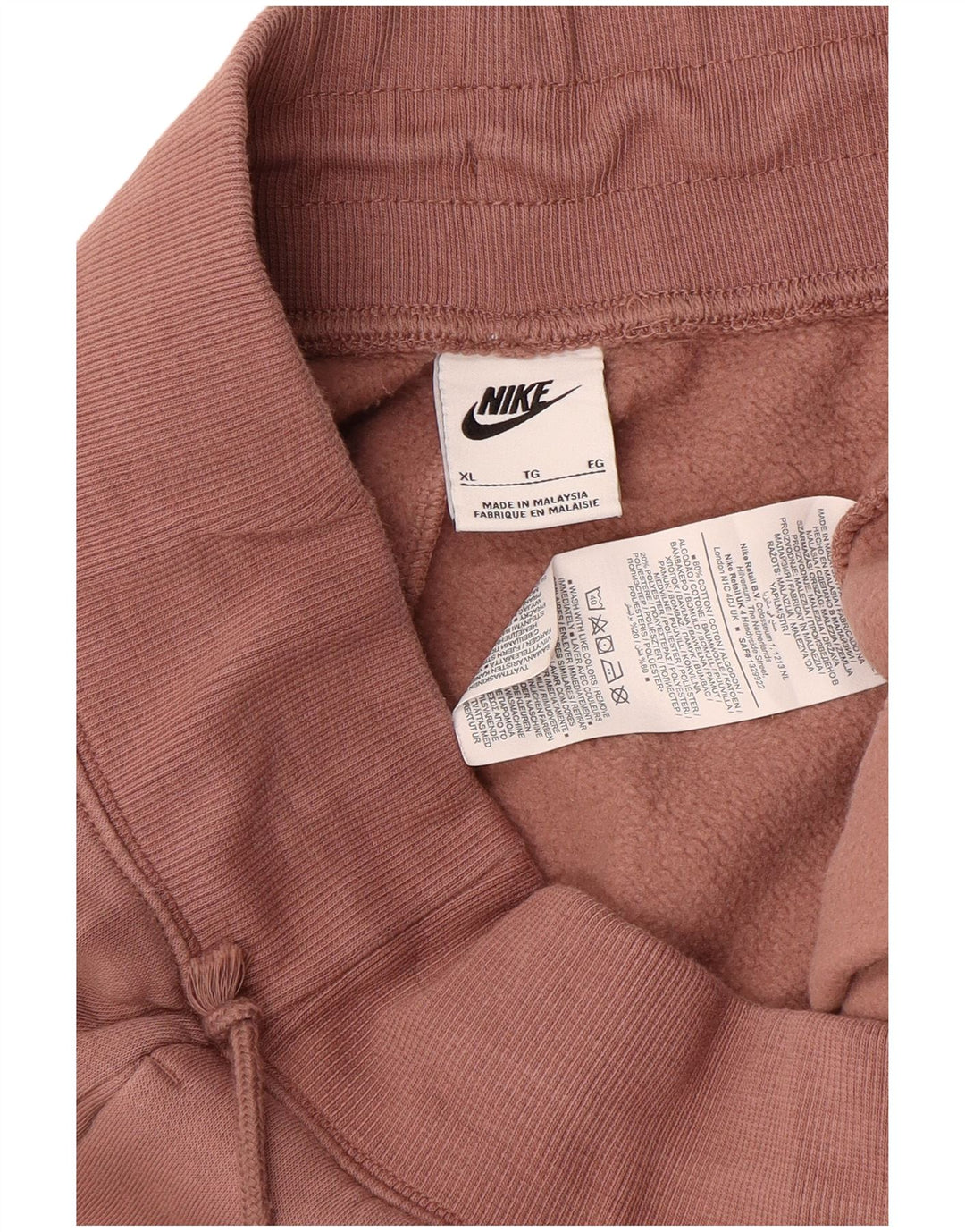 Женские широкие спортивные брюки NIKE UK 18 XL, розовый хлопок