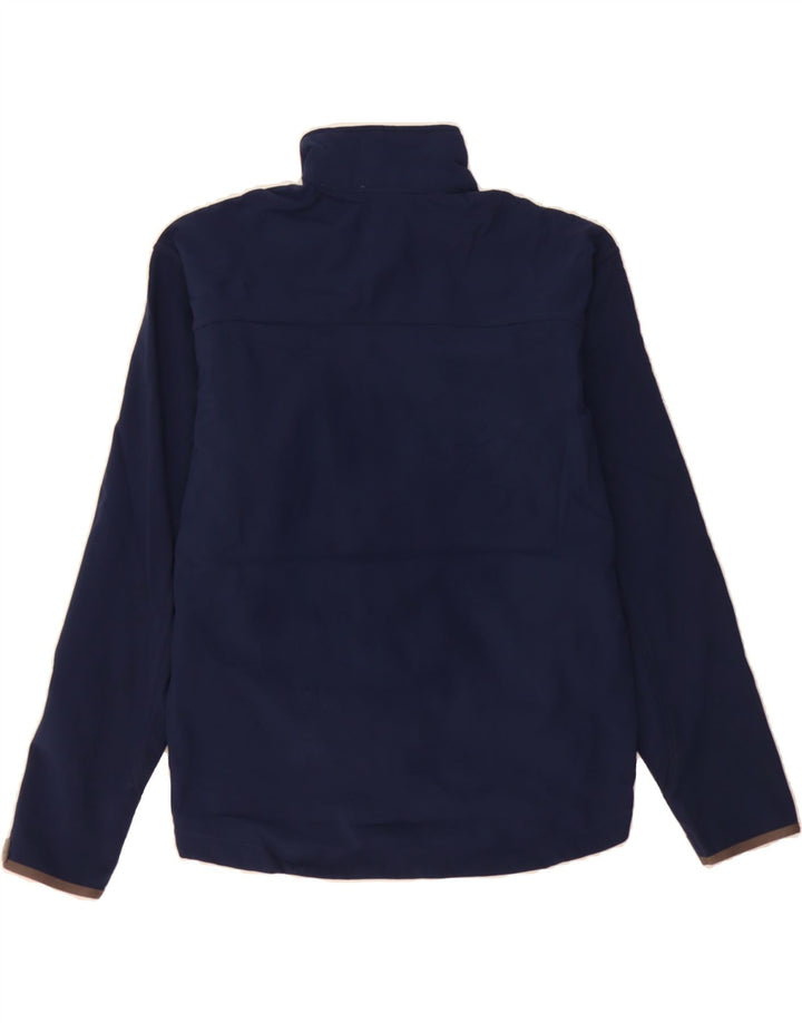 MAJESTIC Mens Tracksuit Top Jacket Small Navy Blue Polyester Vintage Majestic and Second-Hand Majestic from Messina Hembry 