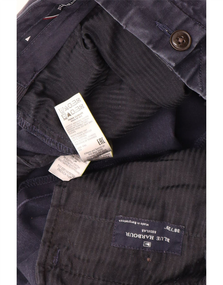 Мужские брюки чинос MARKS & SPENCER Blue Harbour W38 L27 Темно-синие