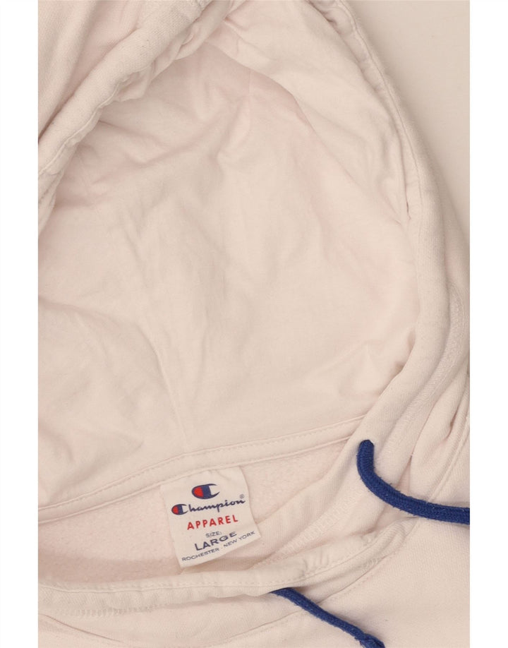 Джемпер с капюшоном CHAMPION для девочек 11–12 лет, большой размер, белый хлопок, хлопок