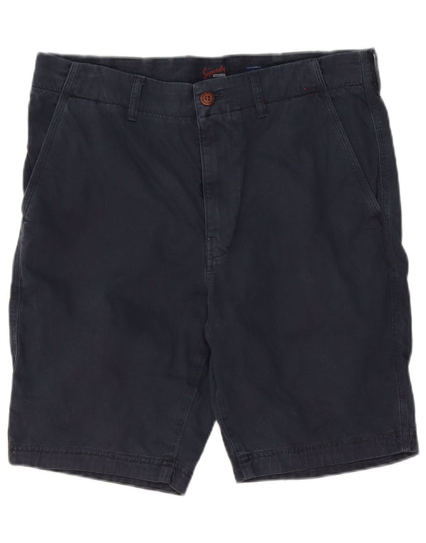 Мужские шорты чинос Superdry W32, средний темно-синий, хлопок