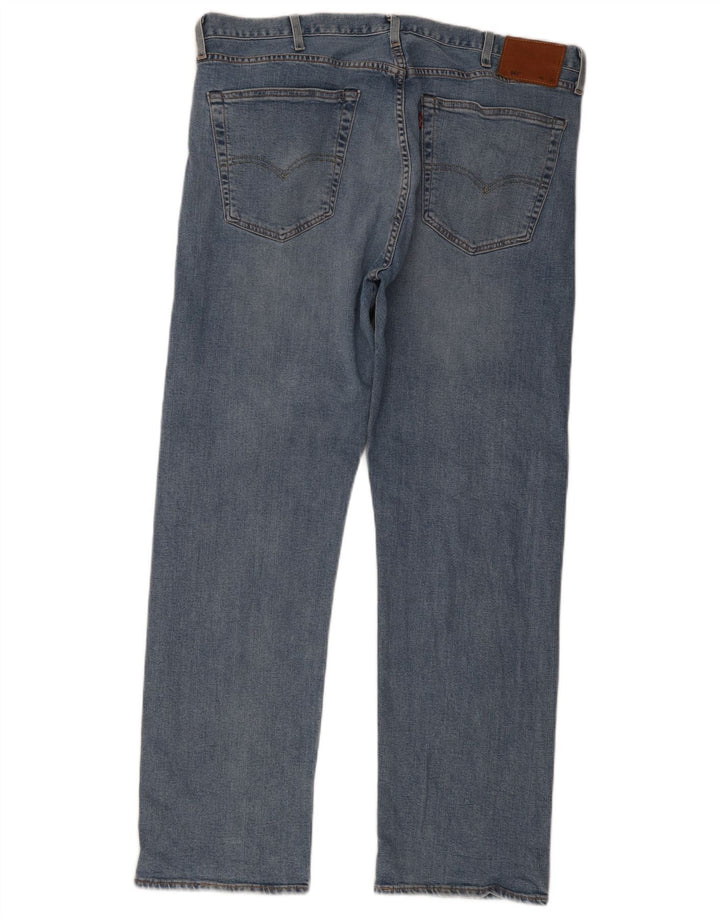 Мужские прямые джинсы Levi's 501 W40 L32 синие, хлопок