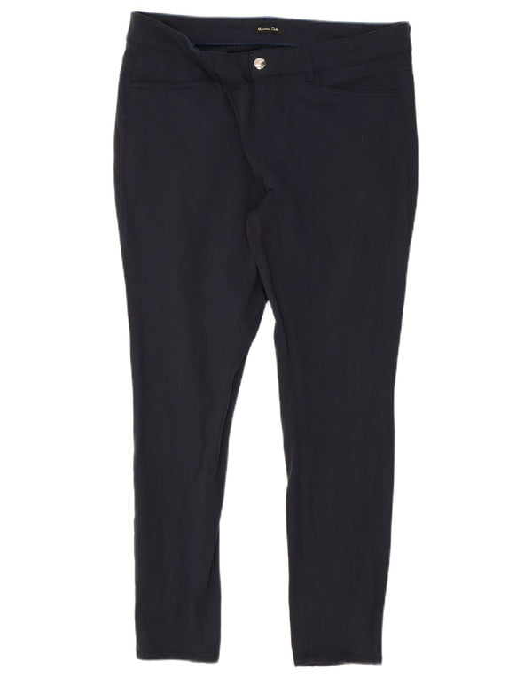 MASSIMO DUTTI Женские укороченные повседневные брюки EU 42 Large W32 L26 Темно-синие