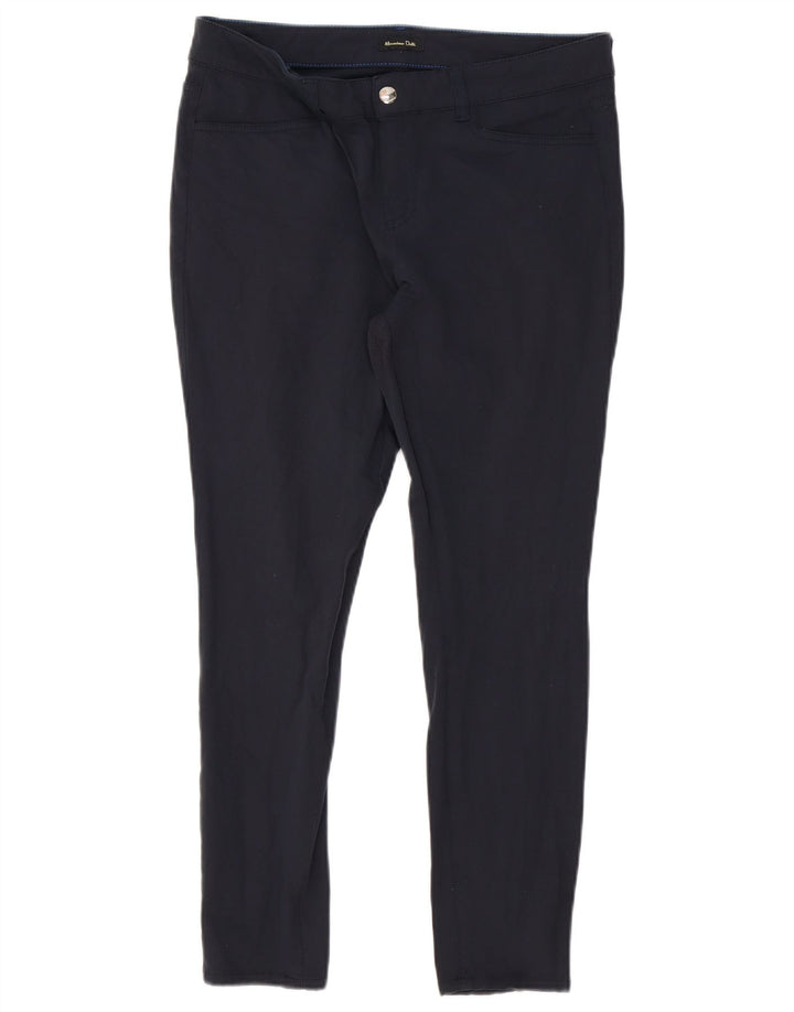 MASSIMO DUTTI Женские укороченные повседневные брюки EU 42 Large W32 L26 Темно-синие