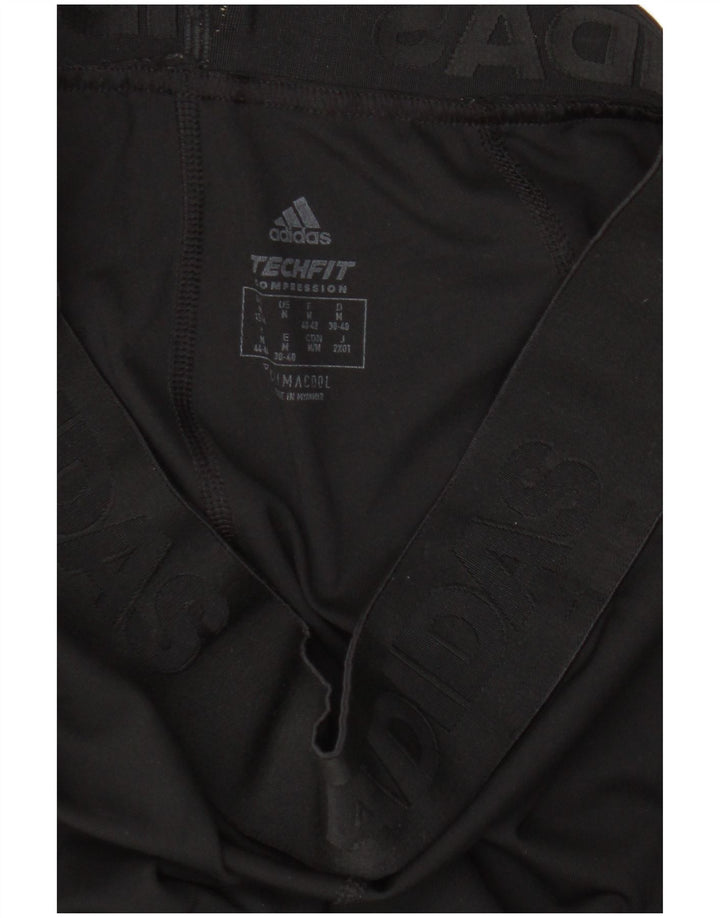 Женские леггинсы Adidas с рисунком UK 12/14, средние, черные