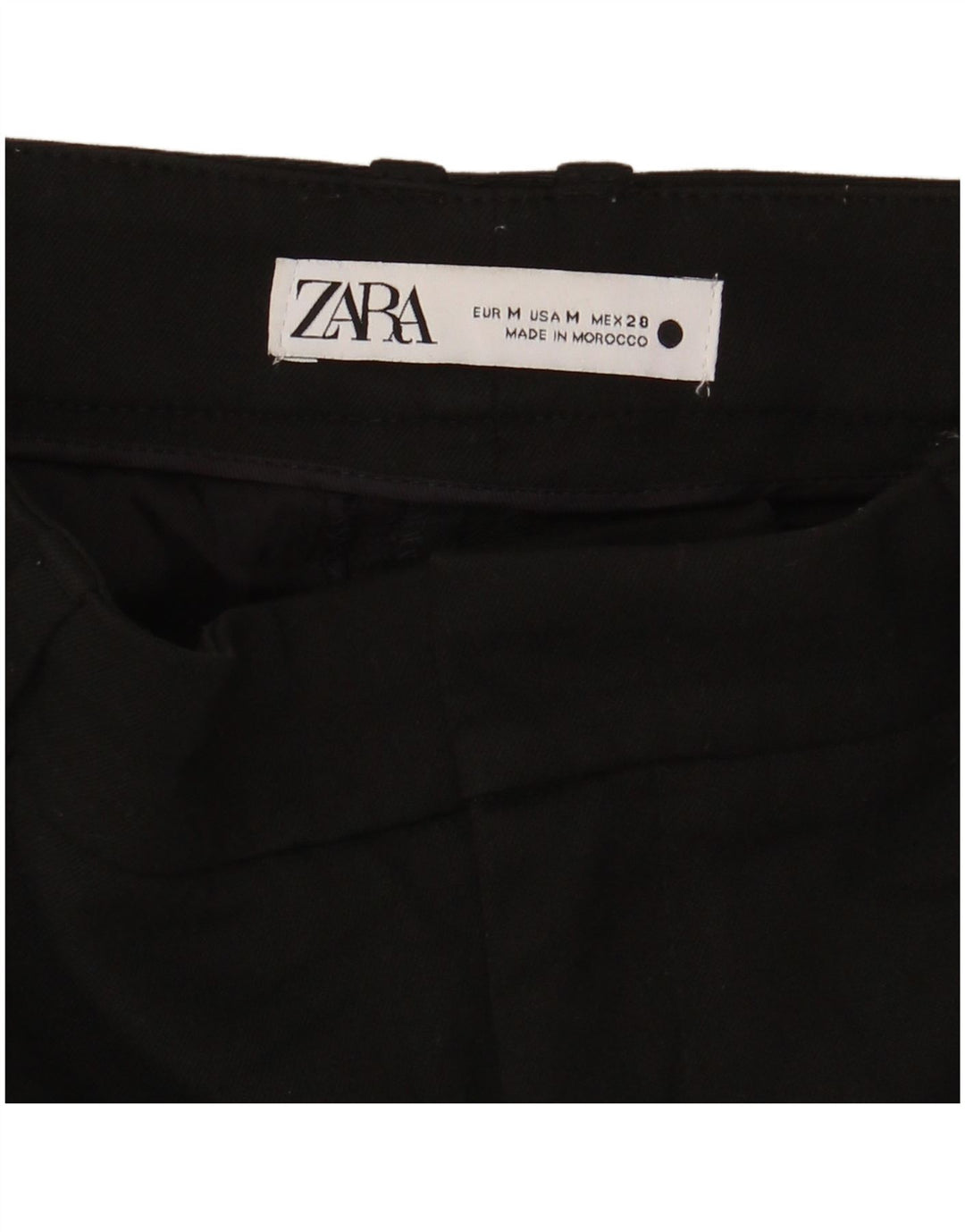 Женские узкие брюки Zara Medium W28 L30, черные