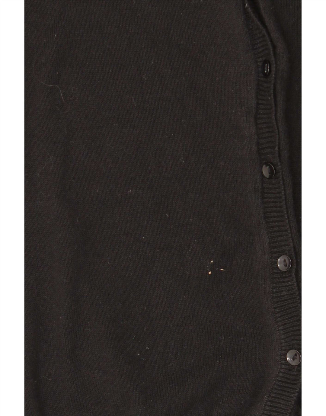 Женский кардиган Zara UK 12, средний черный хлопковый свитер