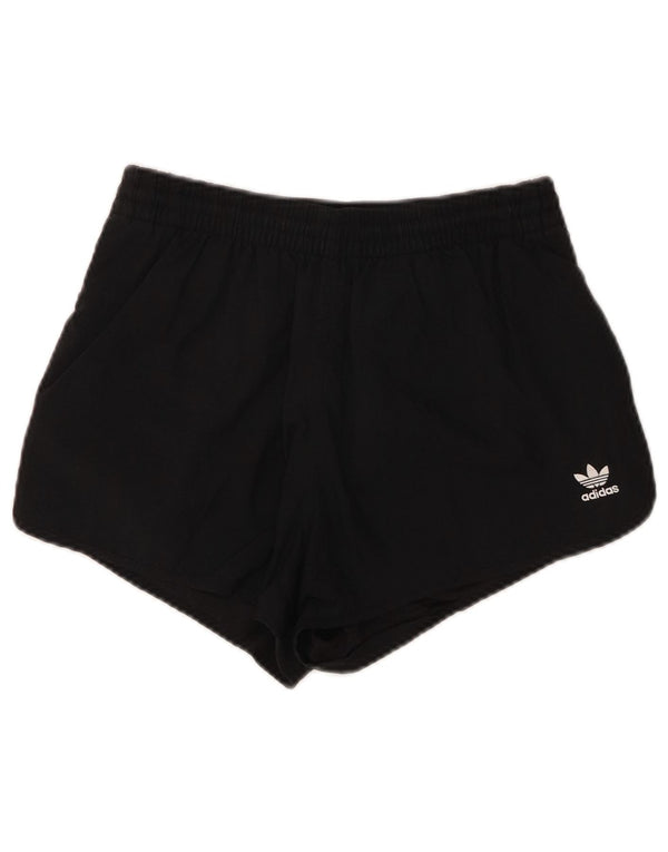 Женские спортивные шорты Adidas UK 6 XS черные из полиамида