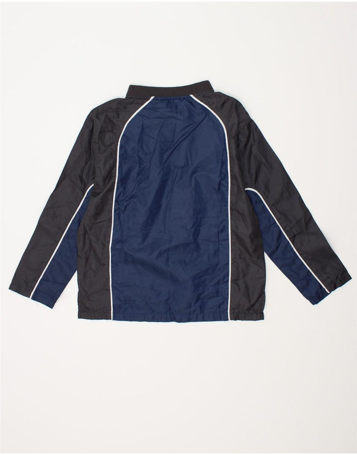 KAPPA Boys Pullover Tracksuit Top 9-10 Years Large Navy Blue Colourblock Vintage Kappa and Second-Hand Kappa from Messina Hembry 