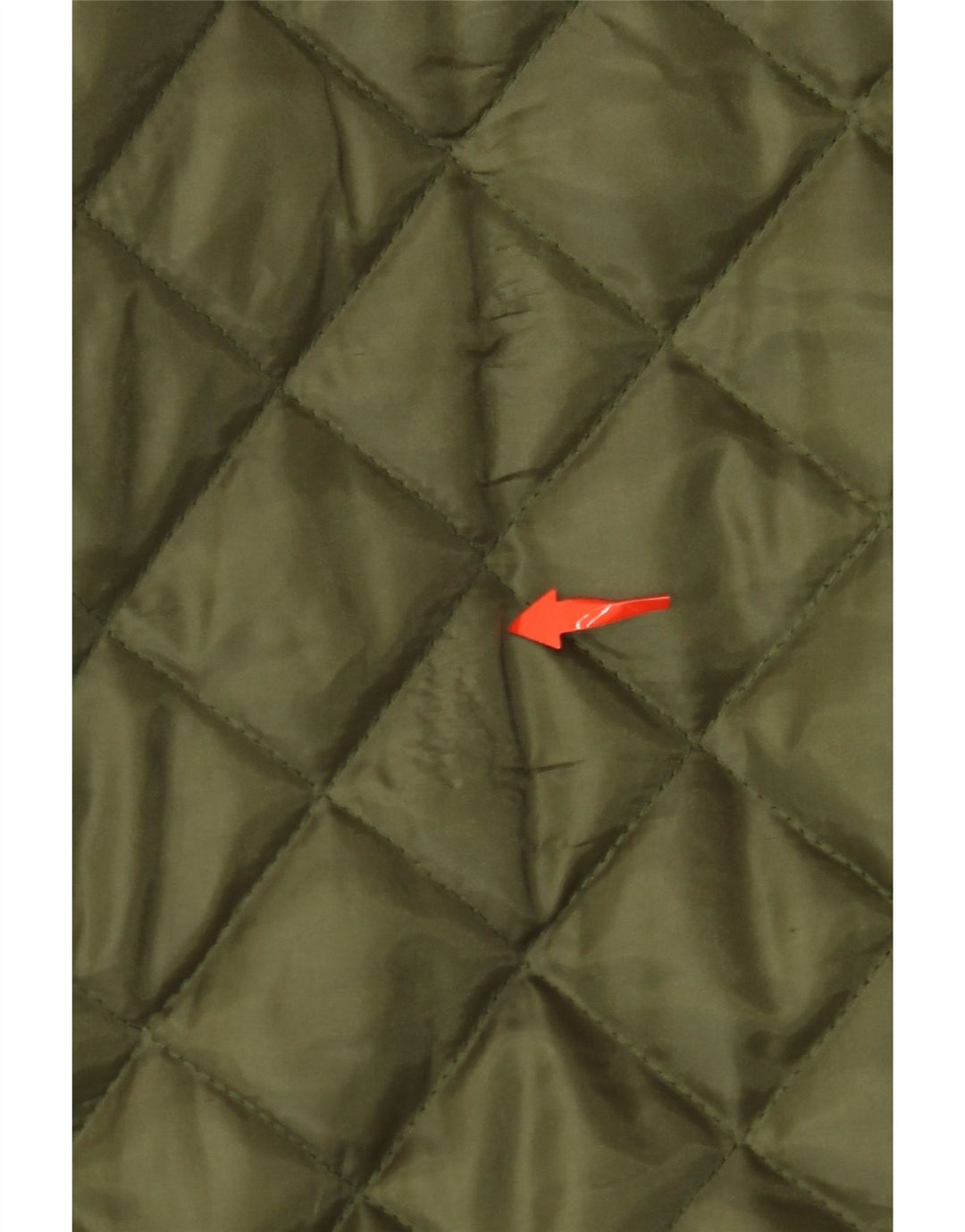 ВИНТАЖНАЯ Мужская стеганая куртка UK 42 XL Хаки Полиэстер