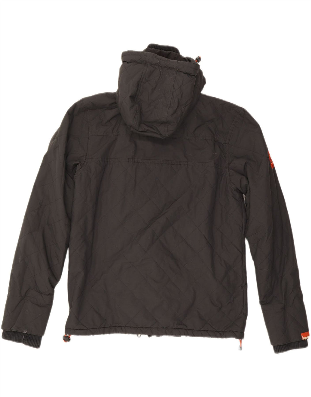Мужская ветровка с капюшоном Superdry UK 40, большой серый нейлон