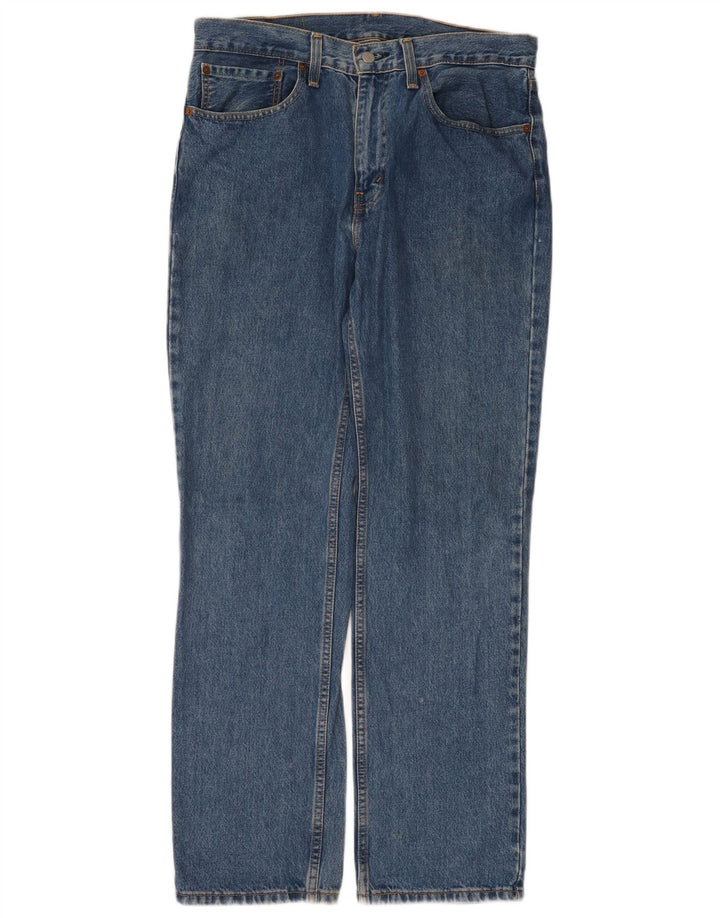 Мужские прямые джинсы Levi's 516 W34 L32 синие, хлопок