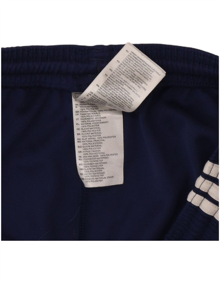Мужские спортивные шорты Adidas Climalite, большие темно-синие, полиэстер