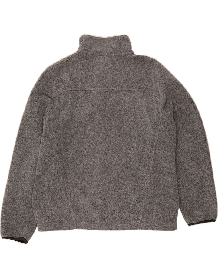 L.L.BEAN Womens Fleece Jacket UK 16 Large Grey Polyester Vintage L.L.Bean and Second-Hand L.L.Bean from Messina Hembry 