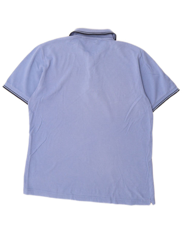Kappa Mens La Polo Polo Shirt Small Blue Cotton