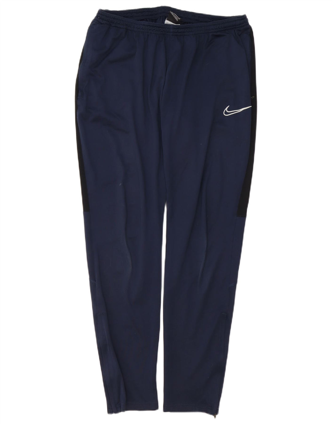 Мужские спортивные брюки Nike Dri Fit, большие темно-синие брюки из полиэстера