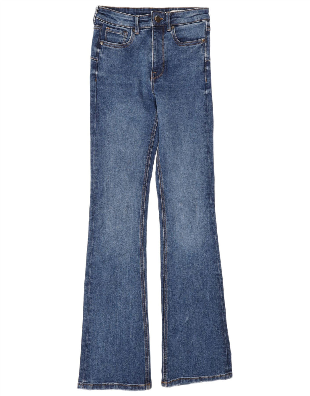 Женские расклешенные джинсы Zara EU 34 2XS W24 L32, синий хлопок