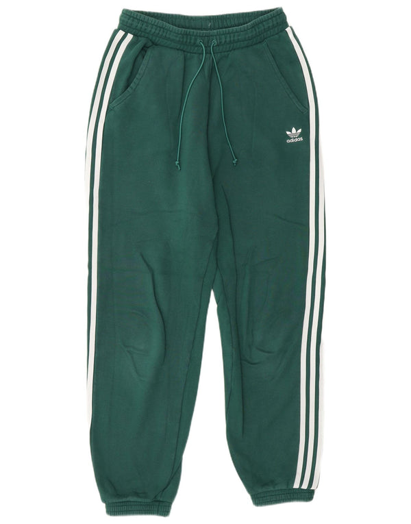 Женские спортивные брюки Adidas Joggers UK 8/10, маленький зеленый хлопок