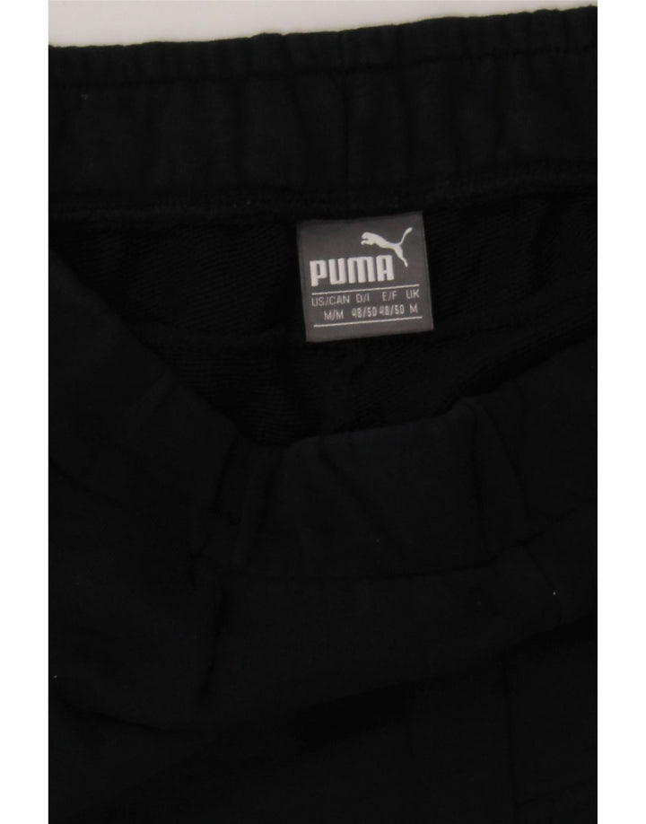 PUMA Mens Tracksuit Trousers Joggers Medium  Black Cotton Vintage Puma and Second-Hand Puma from Messina Hembry 