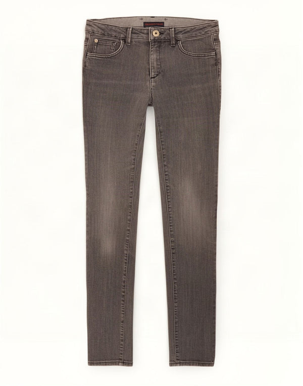Женские джинсы скинни Trussardi W27 L30 Серые