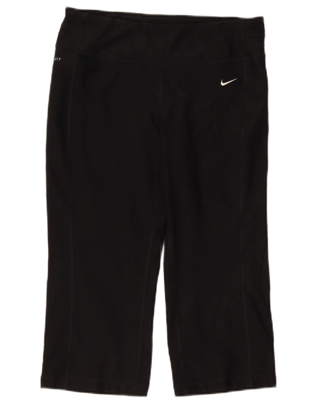 Женские леггинсы-капри Nike Medium W30 L19, черные, полиэстер, спортивные