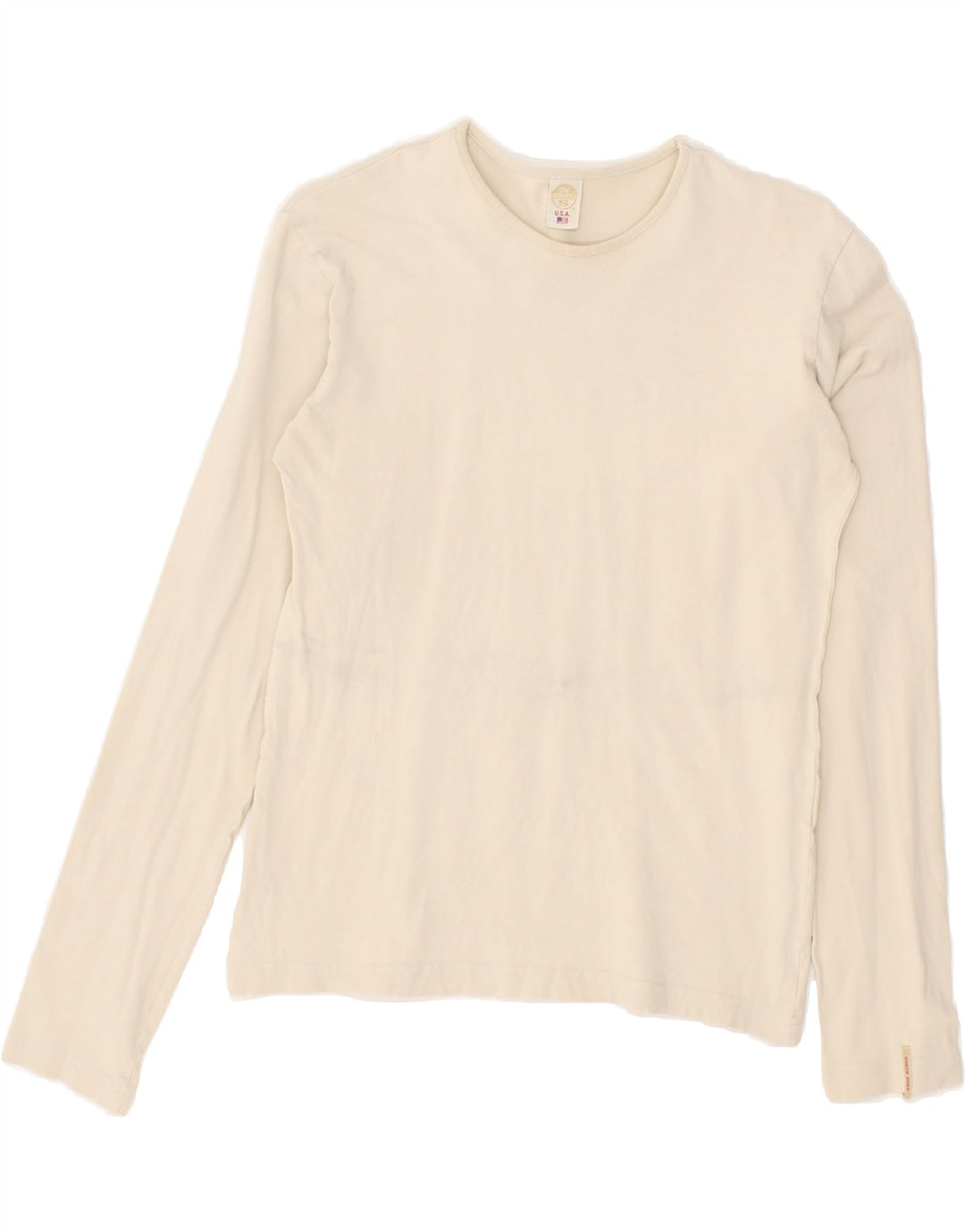 NORTH SAILS Womens Top Long Sleeve UK 14 Large Beige | Vintage North Sails | Thrift | Second-Hand North Sails | Used Clothing | Messina Hembry 