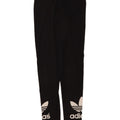 Женские леггинсы с рисунком Adidas UK 8, маленькие черные