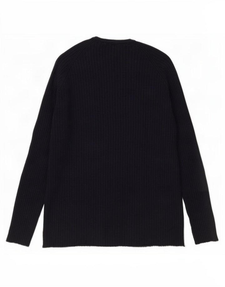 Мужской топ Zara с длинным рукавом XL, черный, вискоза